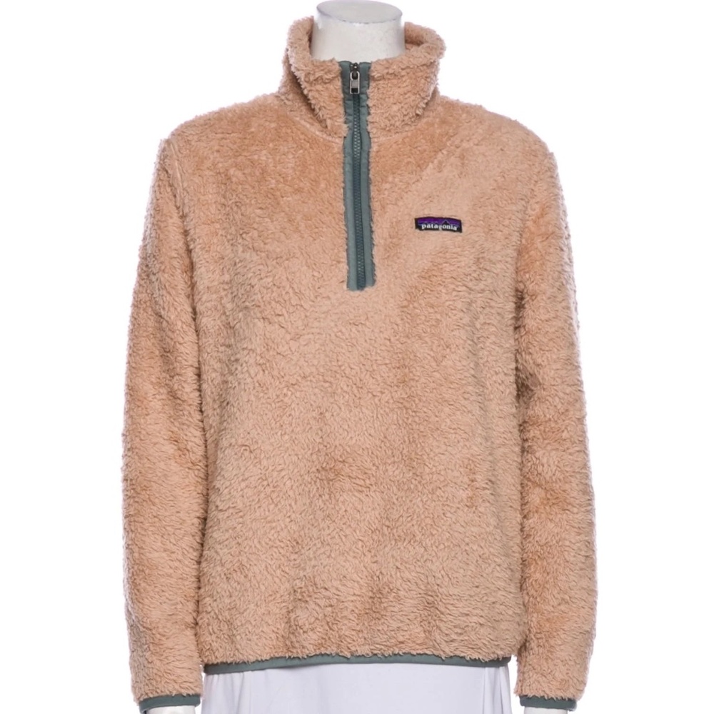 Women's Los Gatos Quarter Zip Patagonia Size Large Mauve Brown Pink Color - Picture 2 of 10